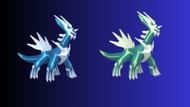 Dialga and its shiny variant (Image via The Pokemon Company)